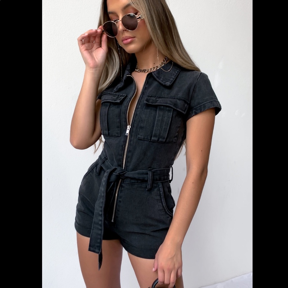 Black play suit